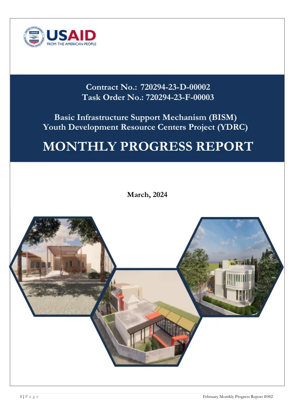 March Monthly Progress Report #003