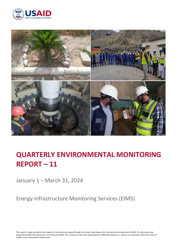 Quarterly Environmental Monitoring Report – 11