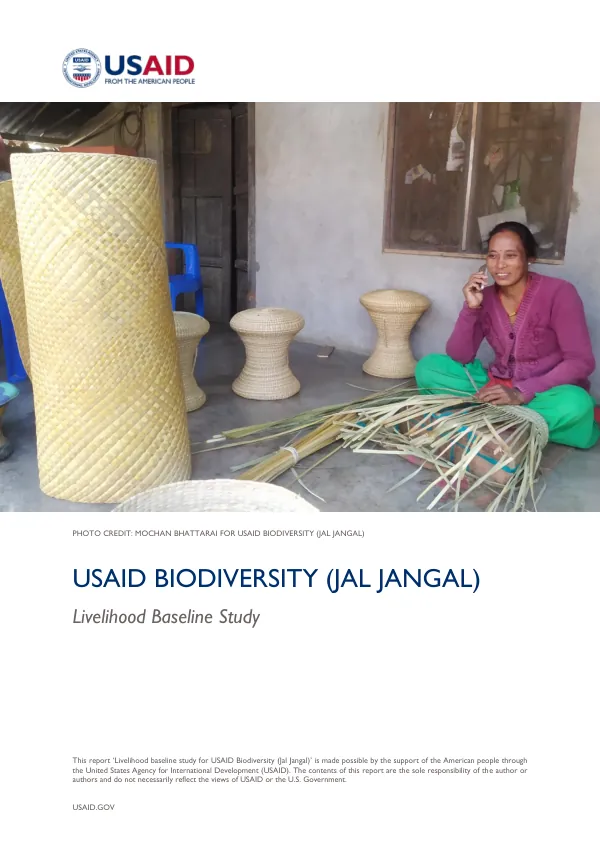 Livelihood Baseline Study for USAID Biodiversity (Jal Jangal)