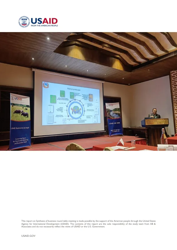 Synthesis Report on Business Roundtable Meeting