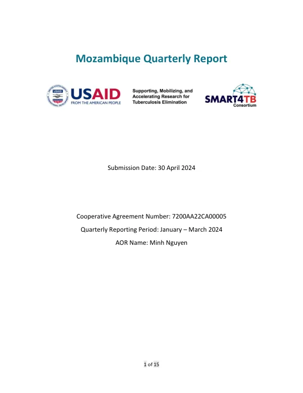 Mozambique Quarterly Report