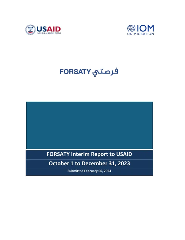 FORSATY Interim Report to USAID