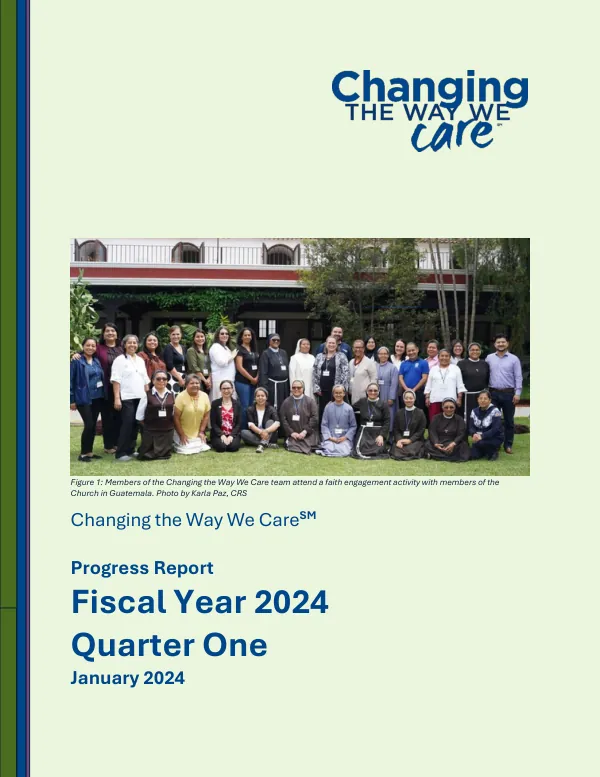 Changing the Way We Care progress report Q1/FY24
