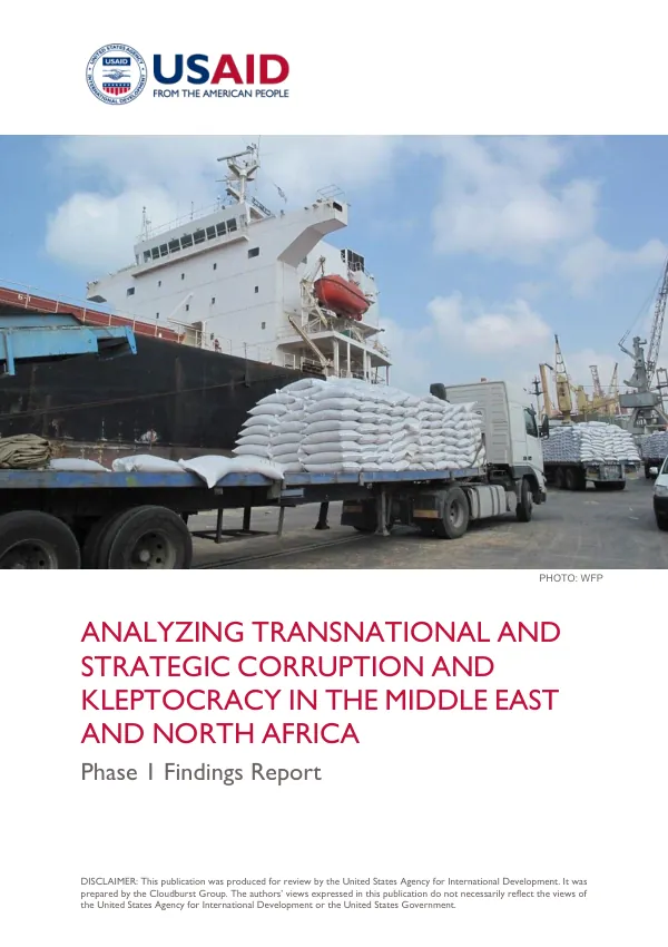 Analyzing Transitional and Strategic Corruption and Kleptocracy in the Middle East and North Africa