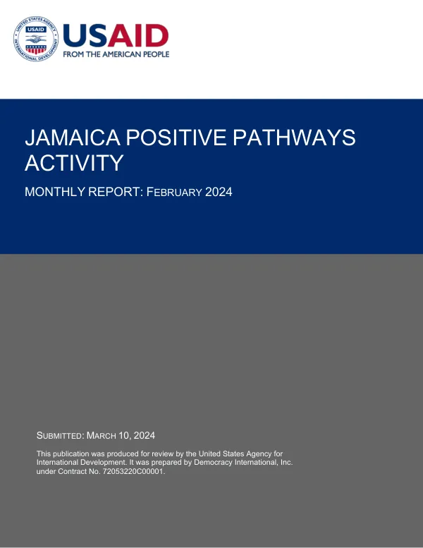 Positive Pathways February 2024 Monthly Report