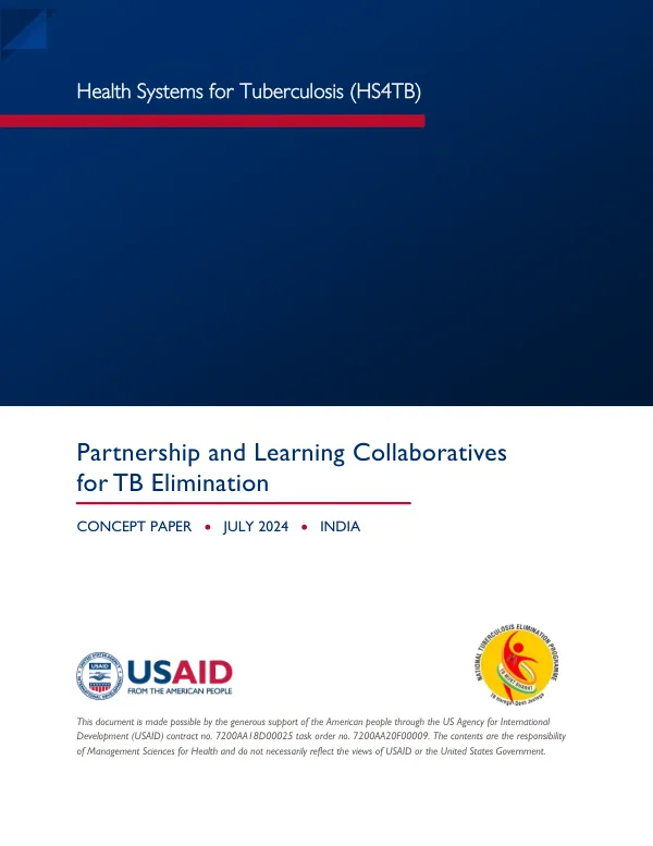 Partnership and Learning Collaboratives for TB Elimination