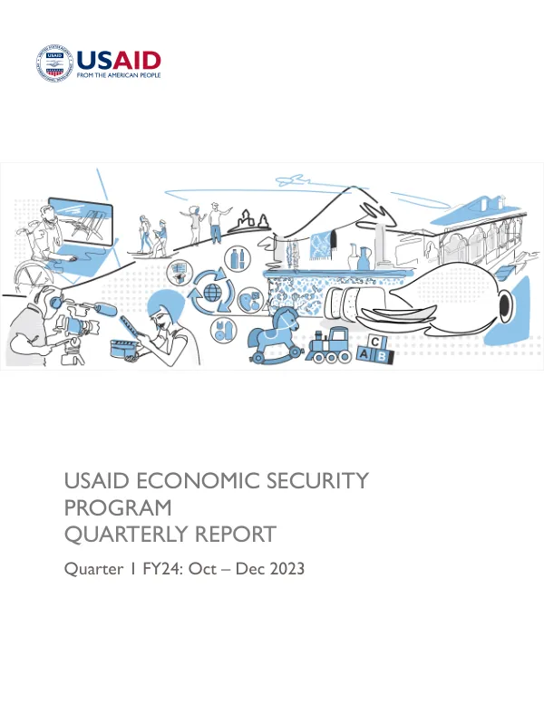 USAID Economic Security Program Quarterly Report Quarter 1 FY24: Oct – Dec 2023