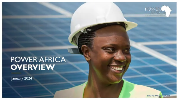 POWER AFRICA OVERVIEW