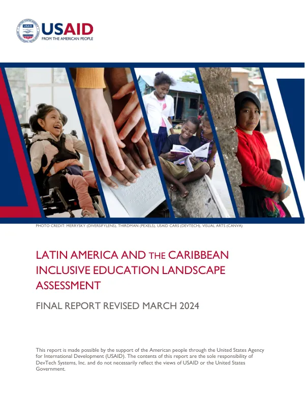 Latin America and the Caribbean Inclusive Education Landscape Assessment