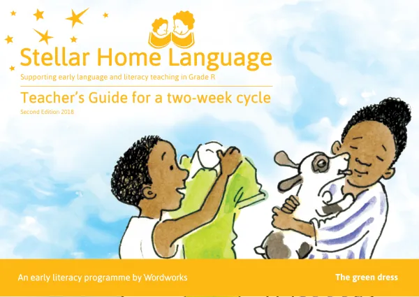 Teacher’s Guide for a two-week cycle: Second Edition 2018