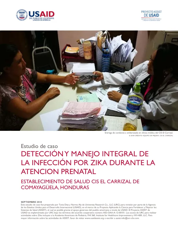 Estudio de caso: DETECCIÓN Y MANEJO INTEGRAL DE LA INFECCIÓN POR ZIKA DURANTE LA ATENCION PRENATAL