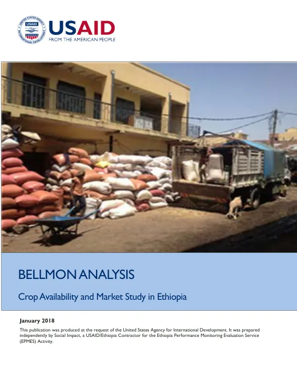 Crop Availability and Market Analysis in Ethiopia