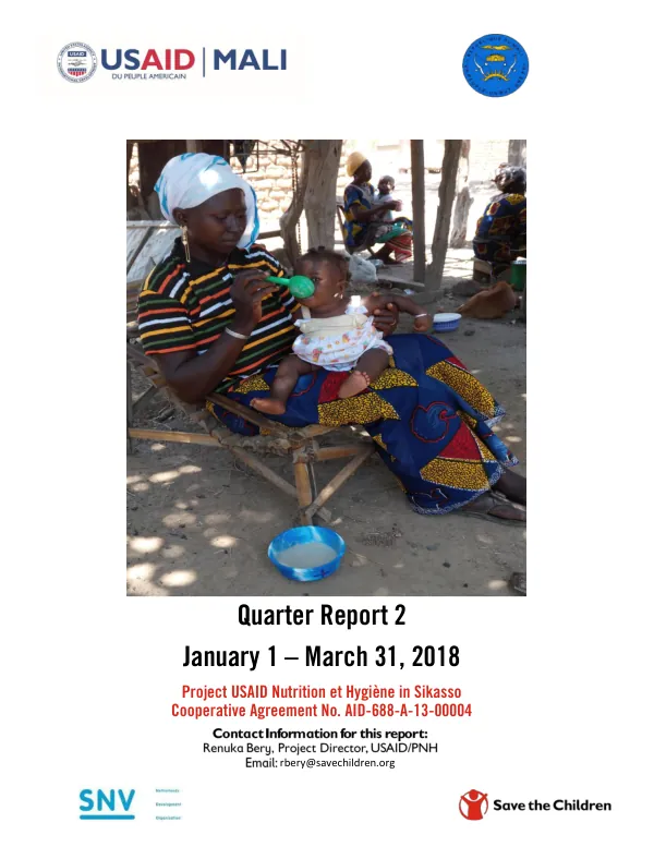 Quarter Report January 1 – March 31, 2018