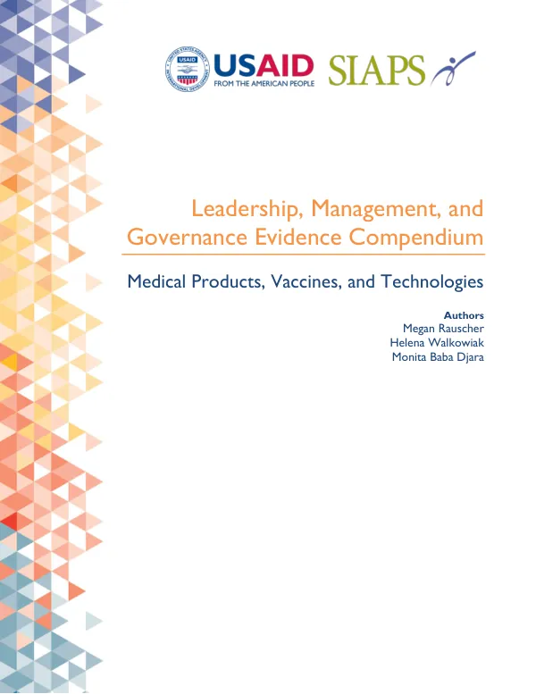 Leadership, Management, and Governance Evidence Compendium