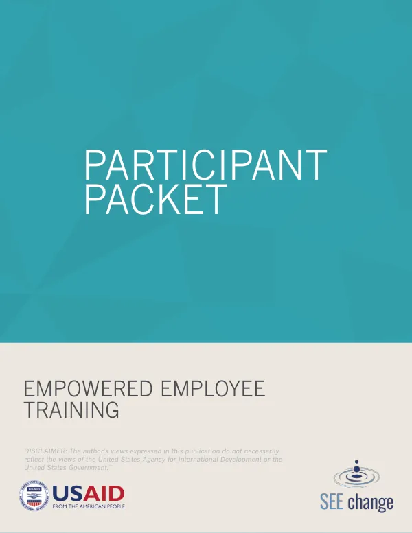 Empowered Employee Training Participant Handbook