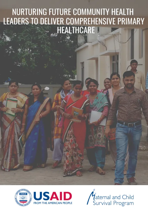 Nurturing Future Community Health Leaders to Deliver Comprehensive Primary Healthcare