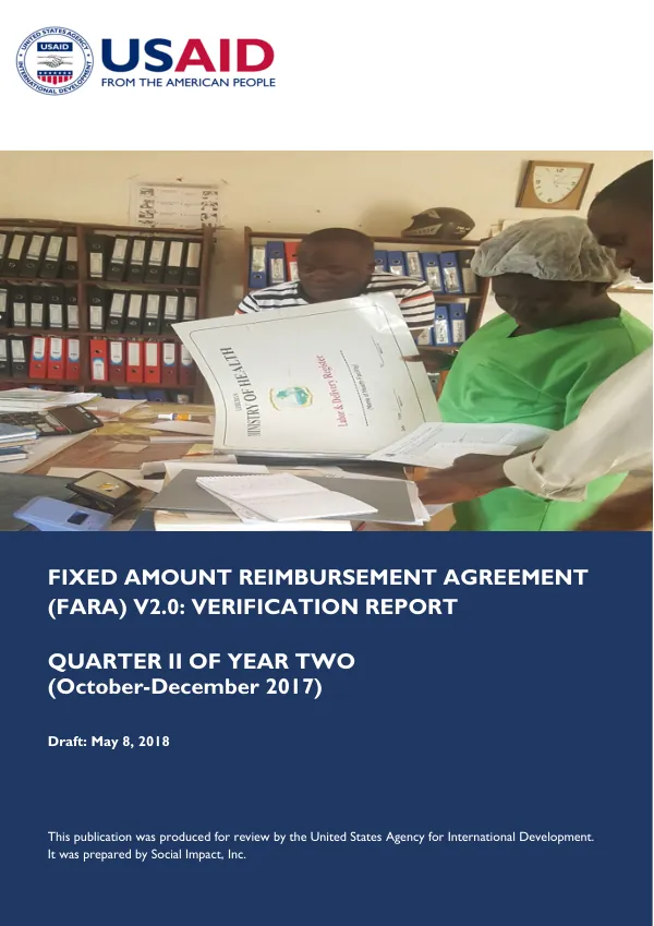 FARA Verification Report: Quarter II Year II