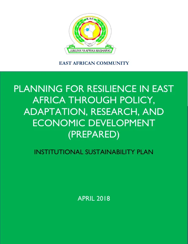Institutional Sustainability Plan for the Climate Change Coordination Unit (CCCU)