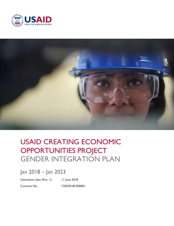 Guatemala CEO Gender Action Plan (2018-2023)