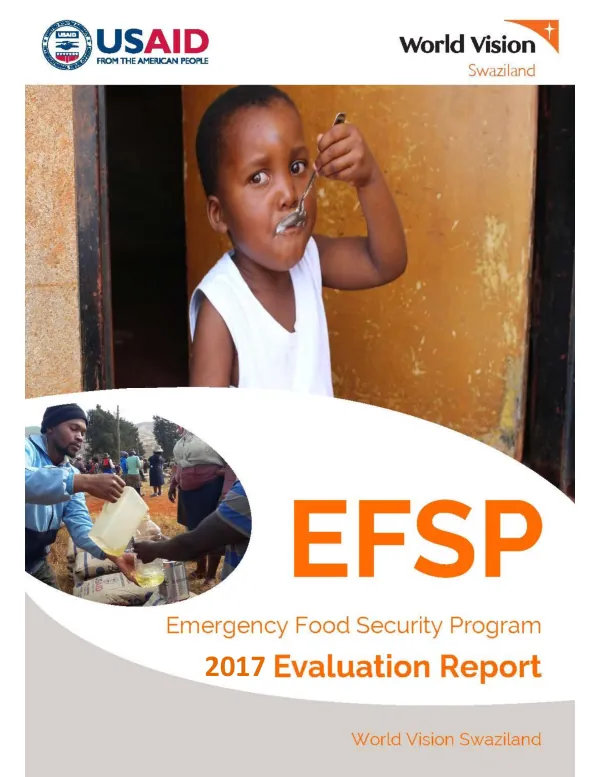 Final Evaluation Report AID-FFP-G-16-00128 WV Swaziland Jan 8