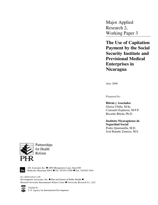 Evaluation of the pilot village level natural resources management activity, Burkina Faso (cooperative agreement no. 686-0276-A-00-9047-00)