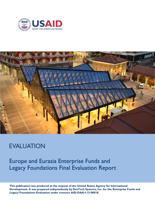 Final Evaluation Report of the Enterprise Funds and Legacy Foundations