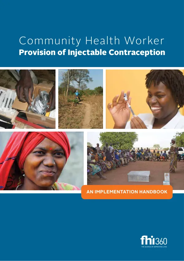 Community Health Worker Provision of Injectable Contraception: An Implementation Handbook