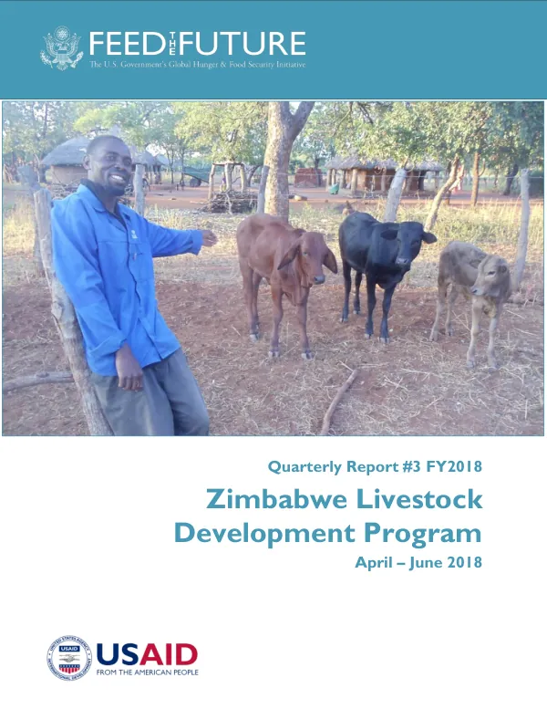 Feed the Future Zimbabwe Livestock Development Program | Quarterly #3 FY2018