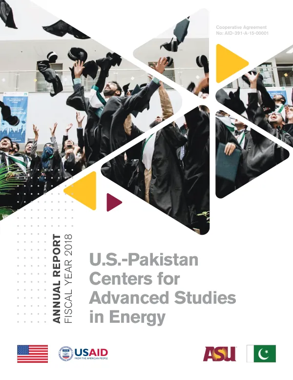 Annual Report Fiscal Year 2018: U.S.-Pakistan Centers for Advanced Studies in Energy