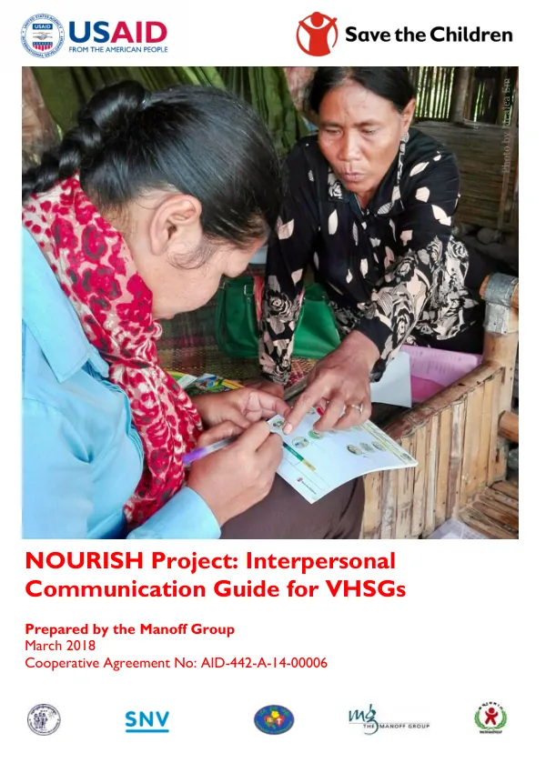 NOURISH Project: Interpersonal Communication Guide for VHSGs