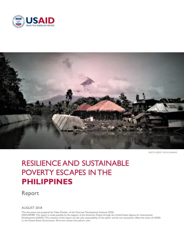 Resilience and Sustainable Poverty Escapes in the Philippines