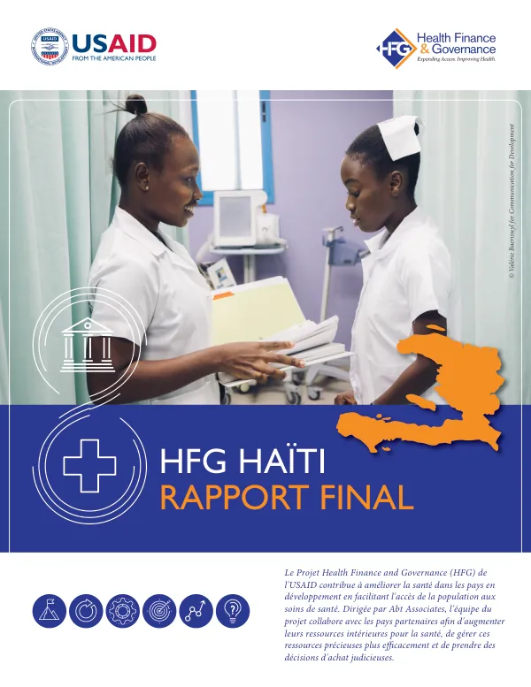 Rapport Final: Projet Financement et Gouvernance de la Santé (2012-2018)