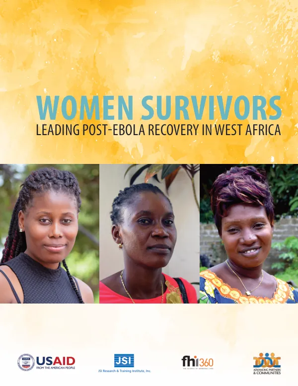 Women Survivors Leading Post-Ebola Recovery in West Africa