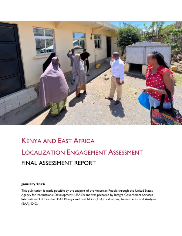 Localization Engagement Assessment for Kenya and East Africa