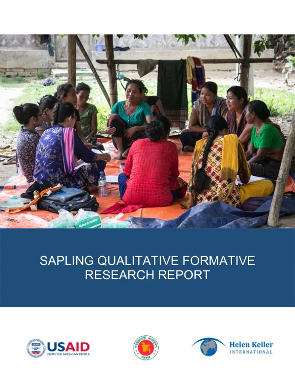 SAPLING Qualitative Formative Research Report