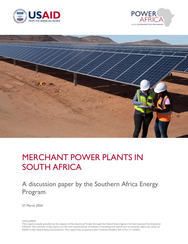 Merchant Power Plants in South Africa