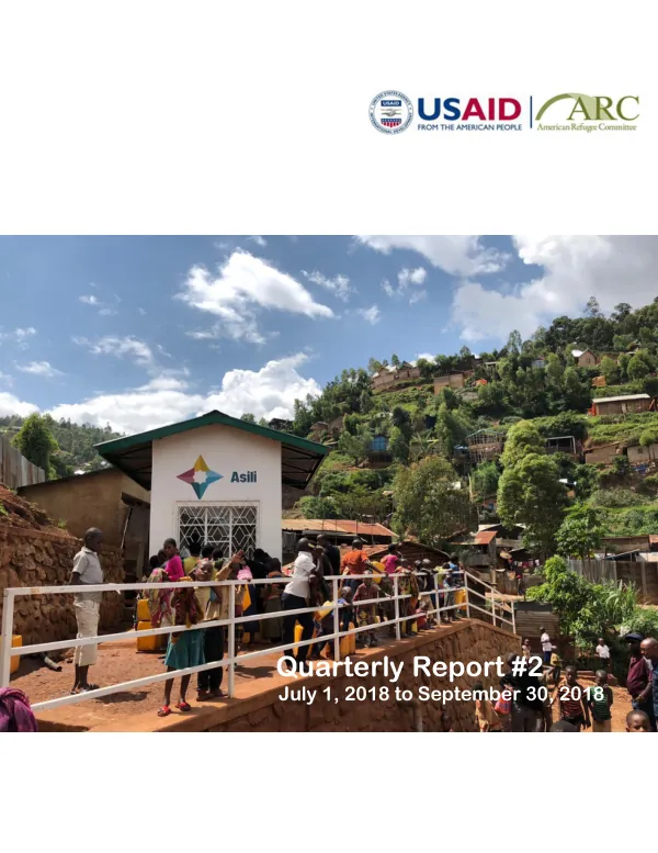 Quarterly Report #2: Asili 2.0: Scaling for Sustainability in the Kivus