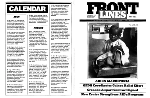 Front lines, v. 23, no. 7