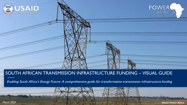 SOUTH AFRICAN TRANSMISSION INFRASTRUCTURE FUNDING – VISUAL GUIDE