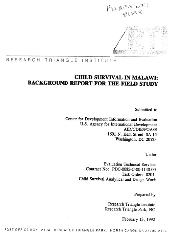 Contraceptive development -- reproductive immunology : amendment no. 1
