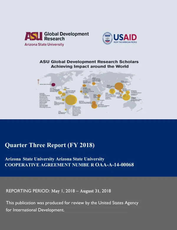 Quarter Three Report (FY 2018)
