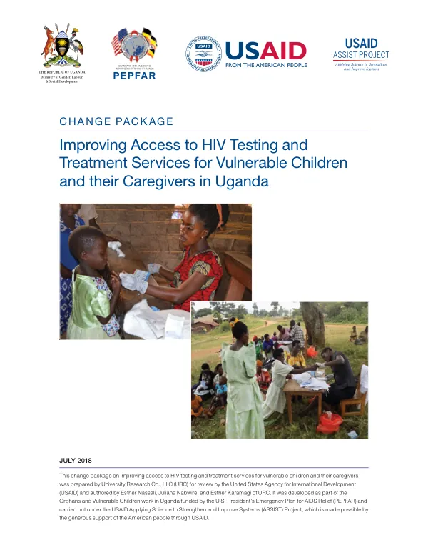 Improving Access to HIV Testing and Treatment Services for Vulnerable Children and their Caregivers in Uganda