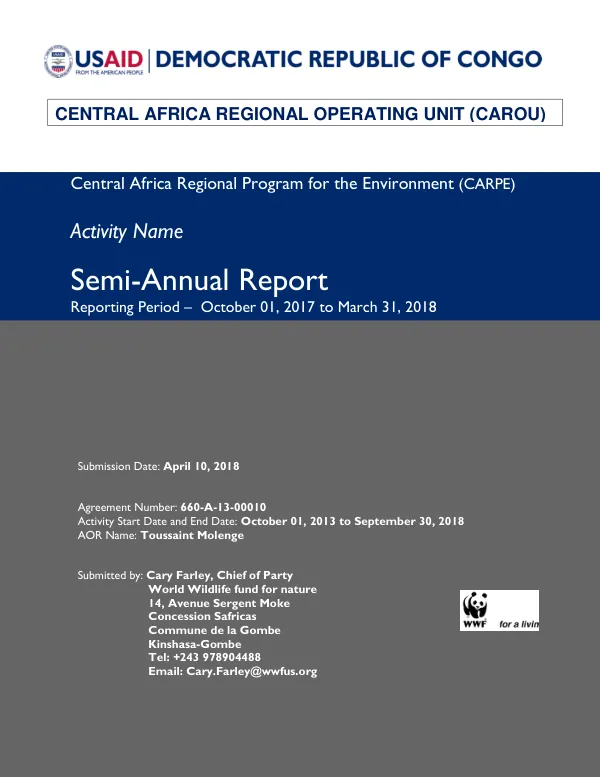 Semi-Annual Report October 01, 2017 to March 31, 2018