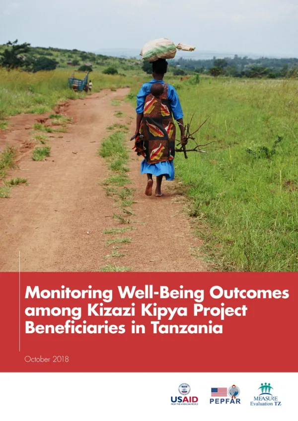 Well-Being Outcomes among Kizazi Kipya Project Beneficiaries in Tanzania