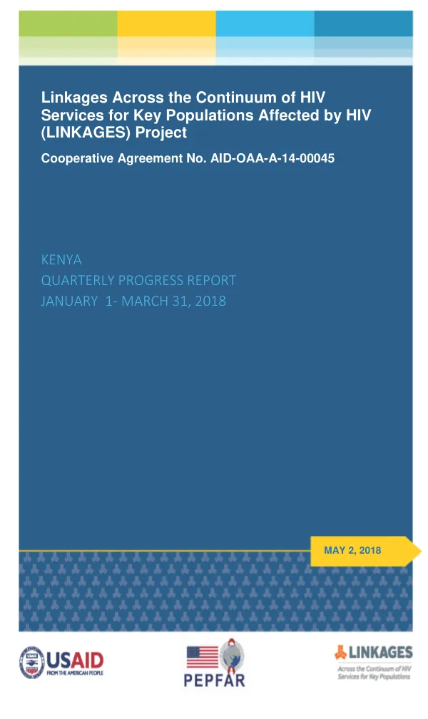 LINKAGES Quarterly Report (January 1 – March 31, 2018) - Kenya