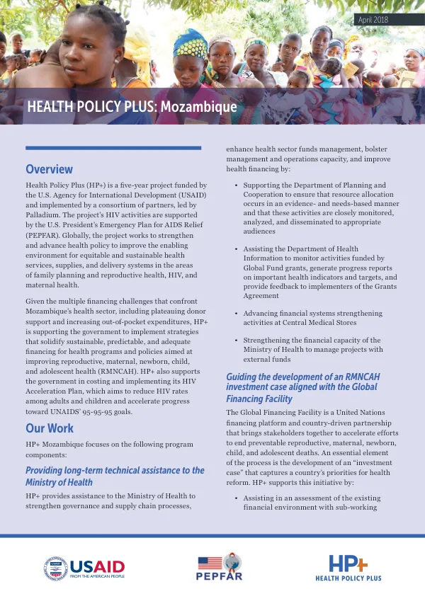 Health Policy Plus: Mozambique