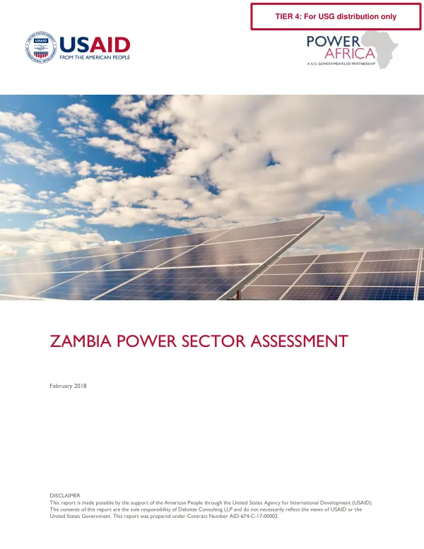 Zambia Power Sector Assessment