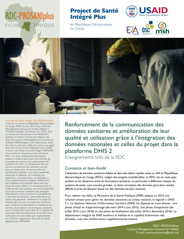 RDC-PROSANIplus Final Report