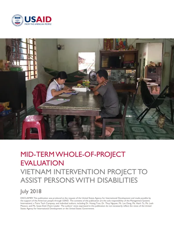 Mid-Term Whole-of-Project Evaluation: Vietnam Intervention Project to Assist Persons with Disabilities