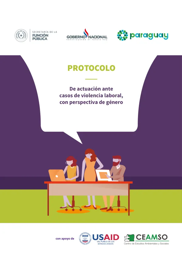 Protocolo de actuación ante casos de violencia laboral, con perspectiva de género